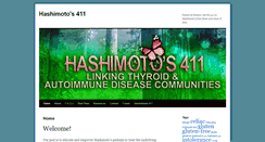 Desktop Screenshot of hashimotos411.com